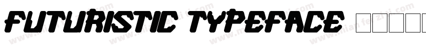 futuristic typeface字体转换